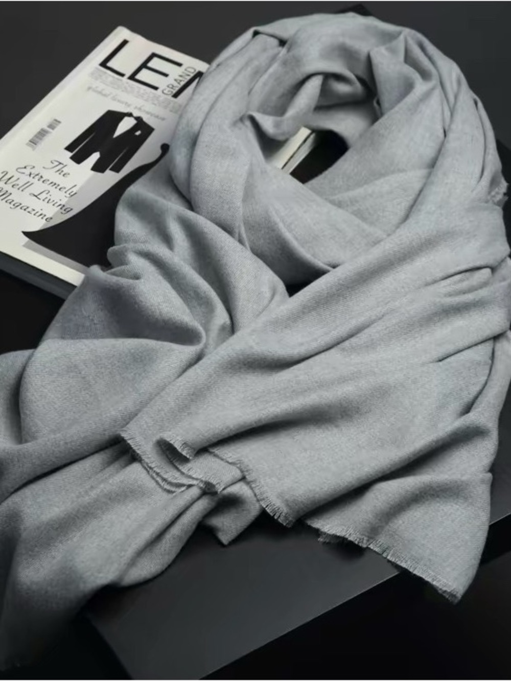 Francesca's Light Gray Scarf - Soft Everyday Wrap